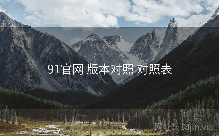 91官网 版本对照 对照表