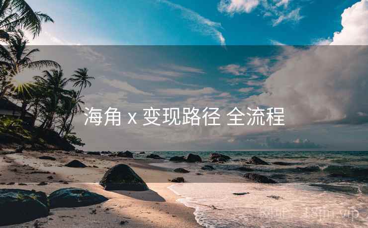海角 x 变现路径 全流程